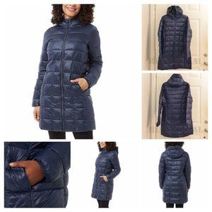 BLUE NWT Ladies' 3/4 Length Puffer Jacket Aventure
